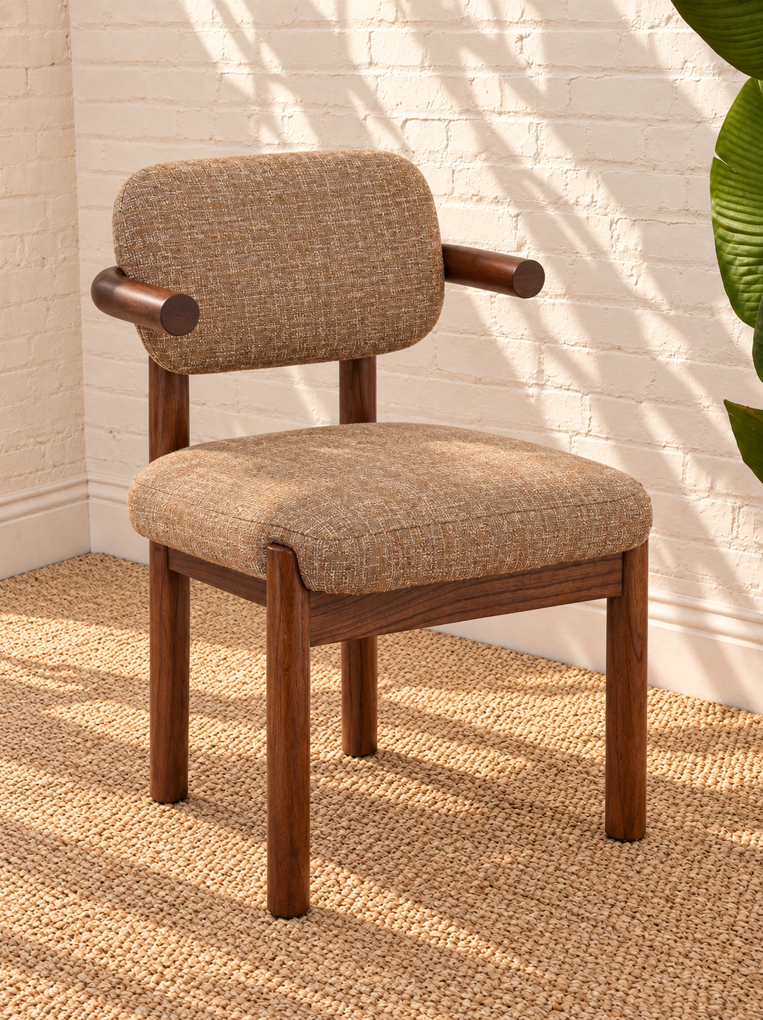 Caroline Dining Chair in Toffee Brown