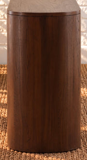 Carson Six-Door Credenza in Natural Brown Wood
