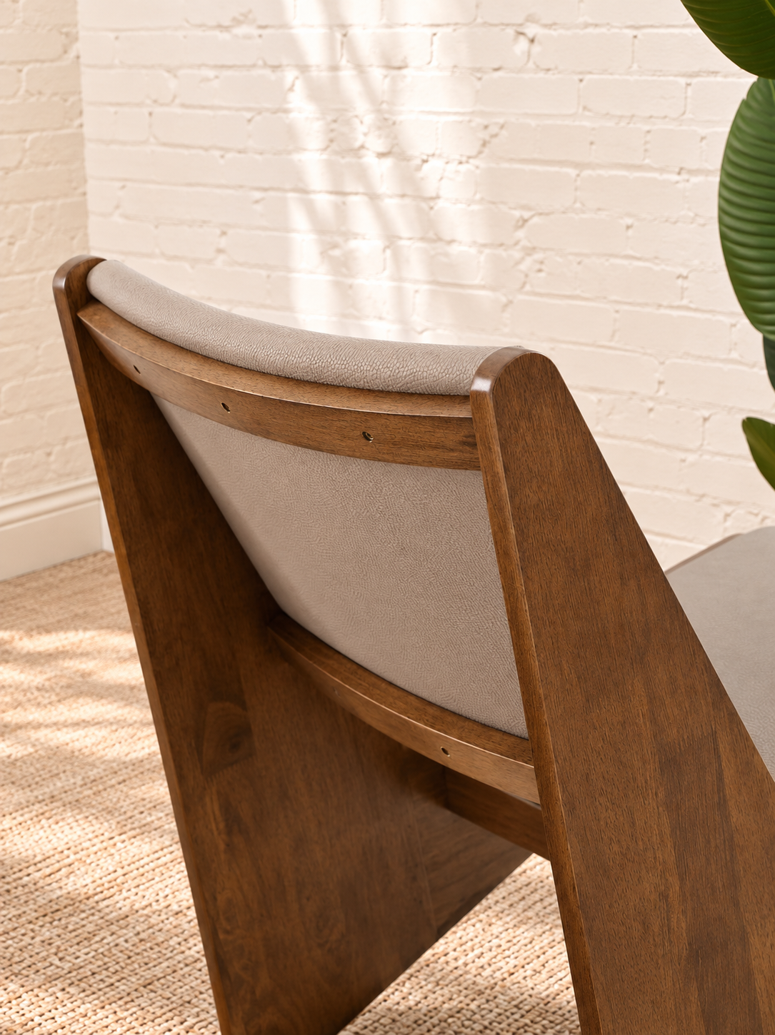 Catalina Lounge Chair in Warm Brown