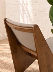 Catalina Lounge Chair in Warm Brown