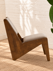 Catalina Lounge Chair in Warm Brown