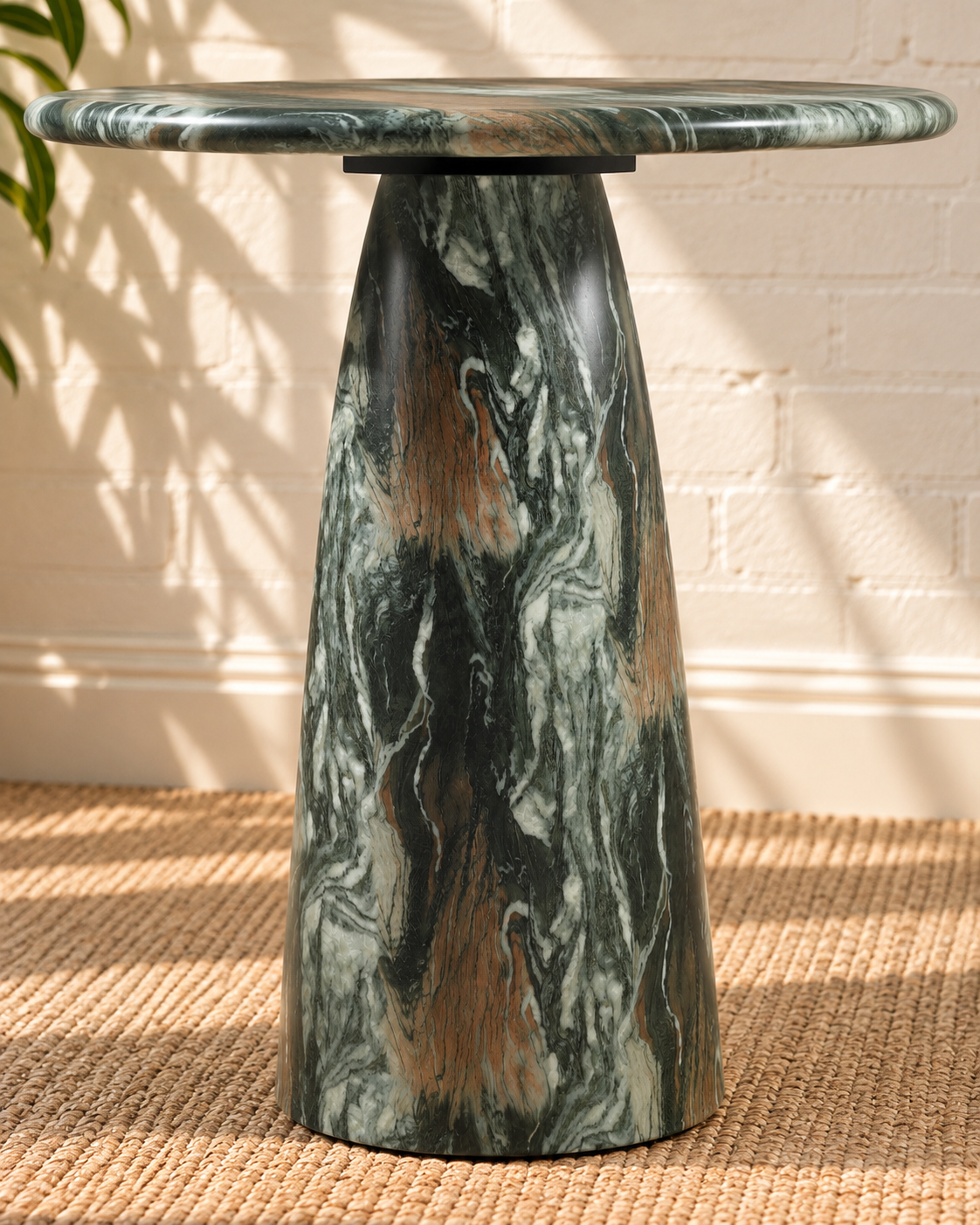 Celine Marble Counter Table in Sage