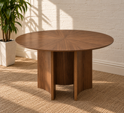 Clara Starburst Dining Table in Warm Chesnut