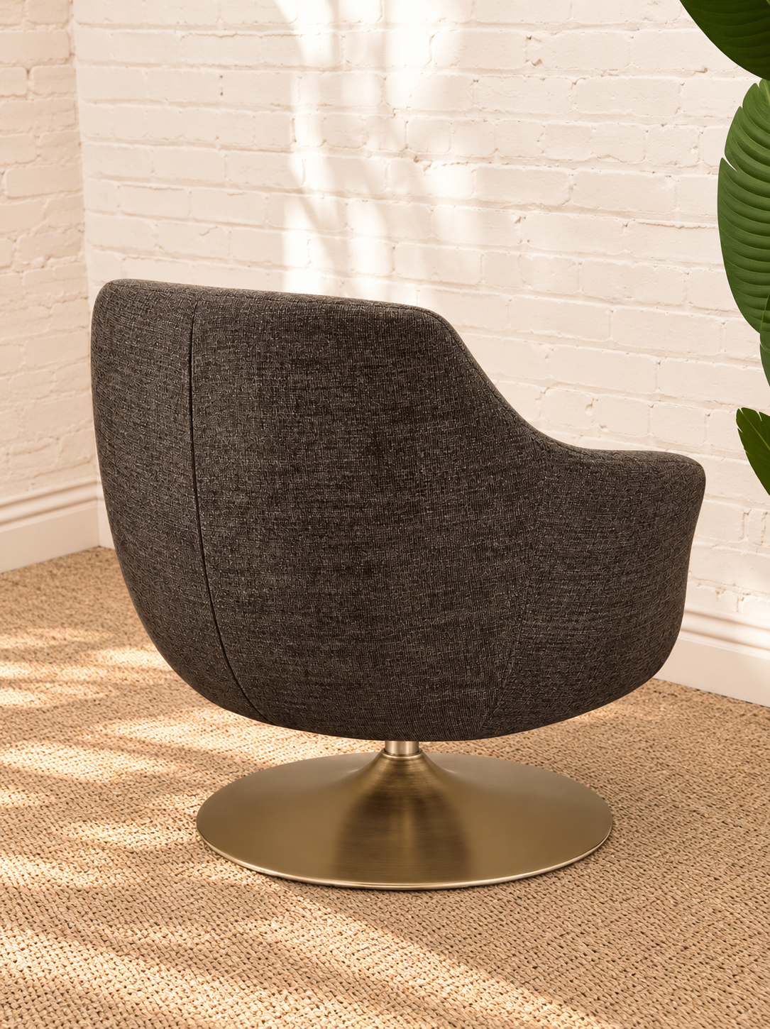 Cleo Lounge Chair in Mocha