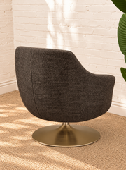 Cleo Lounge Chair in Mocha