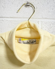 Vintage Butter Yellow Turtleneck (M)