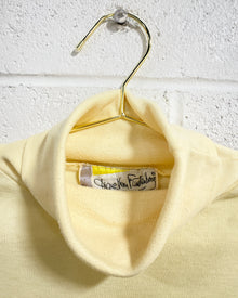 Vintage Butter Yellow Turtleneck (M)
