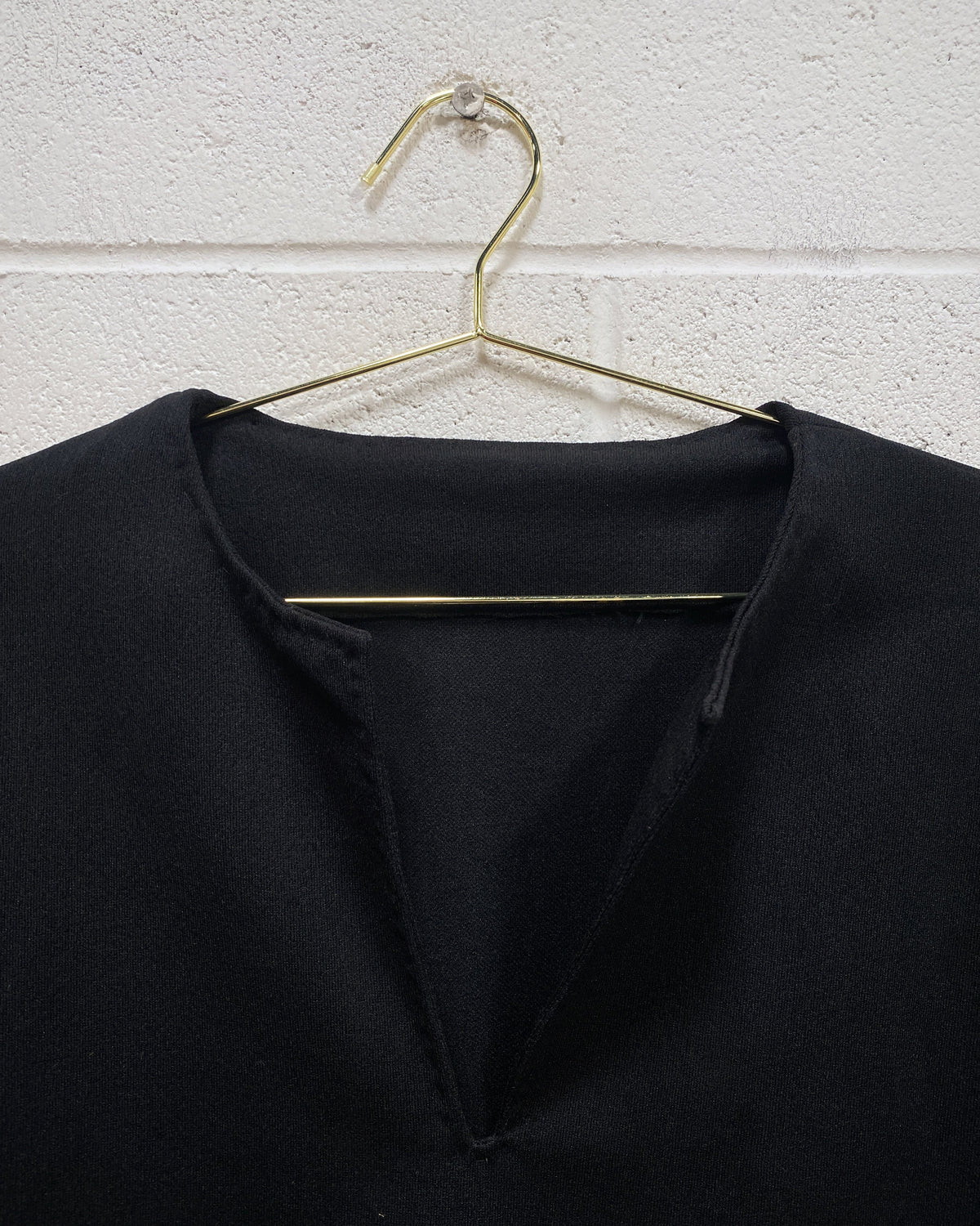 Vintage Black Blouse with Bell Sleeves