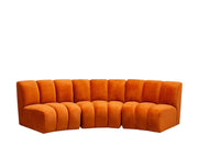 Burnt Orange Chic Circle Sofa