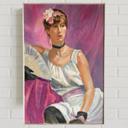 Nadine Oil on Canvas by June Coy