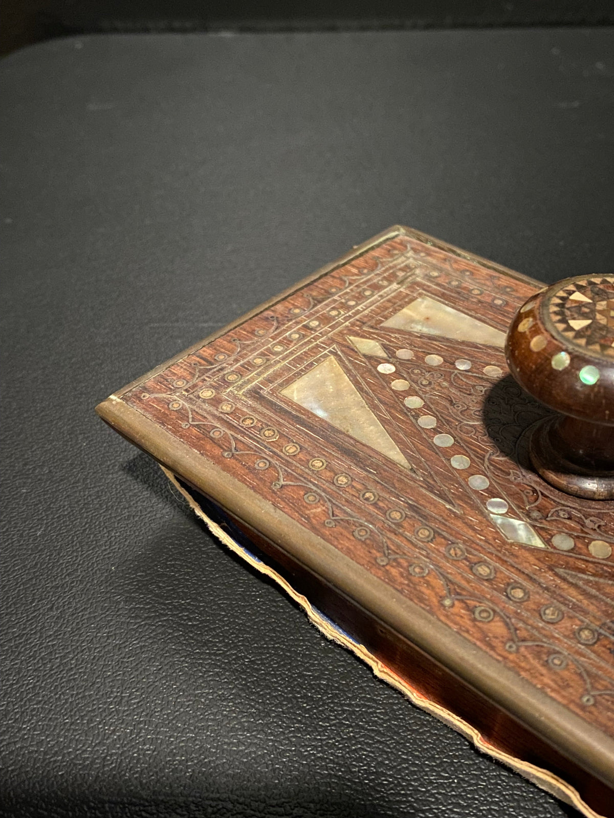 Antique Mother of Pearl Inlay Blotter