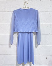 Vintage Dusty Blue Dress - As Found (8)