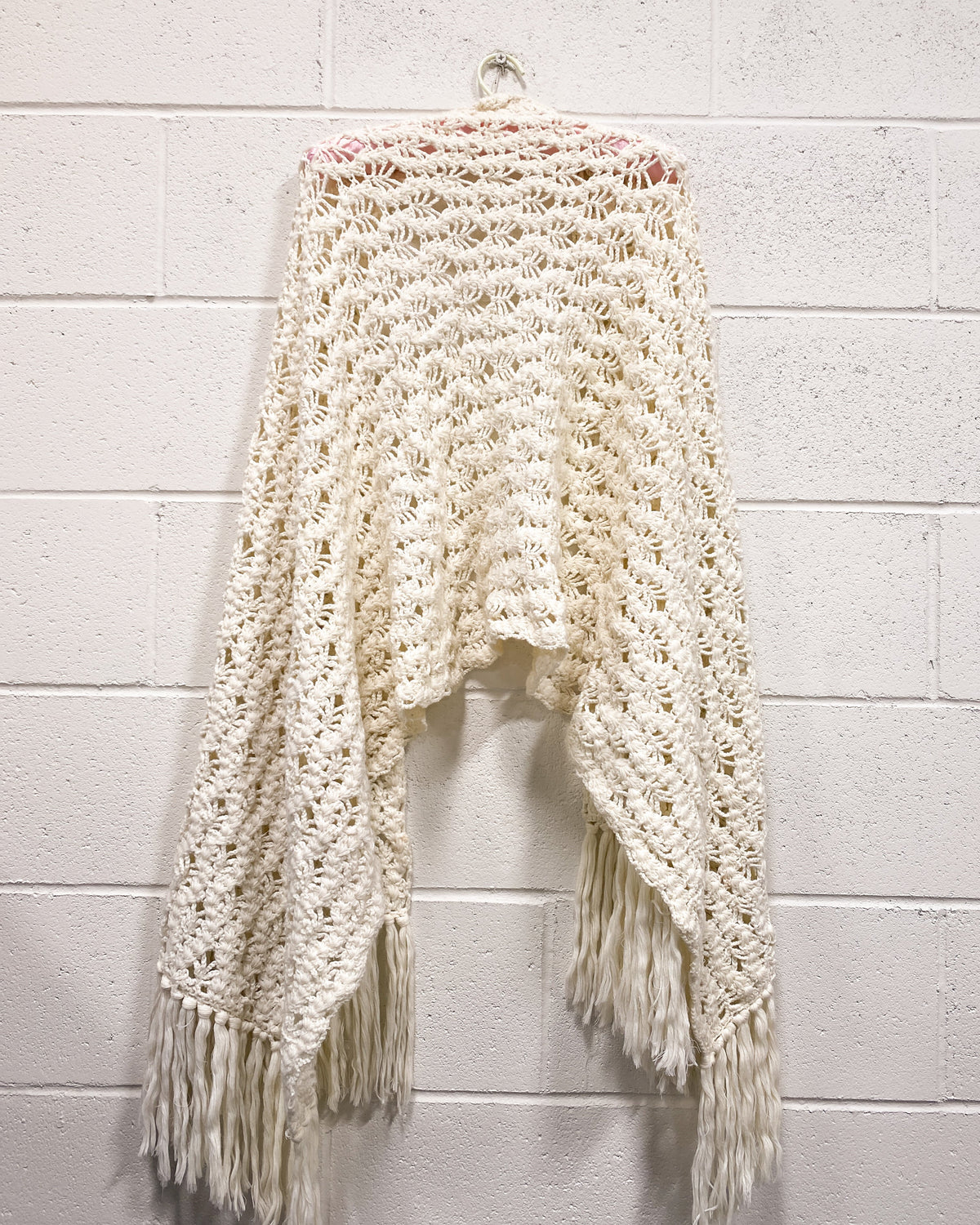 Vintage Crocheted Shawl