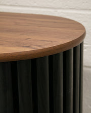 Johannesburg Buffet Credenza in Black & Walnut