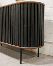 Johannesburg Buffet Credenza in Black & Walnut