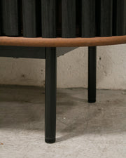 Johannesburg Buffet Credenza in Black & Walnut