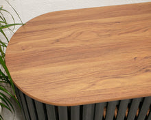 Johannesburg Buffet Credenza in Black & Walnut