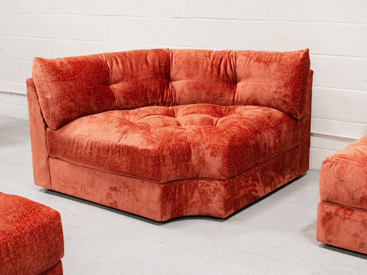 Prima Sofa in Burnt Orange
