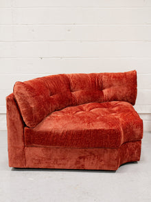 Prima Sofa in Burnt Orange