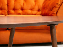 Walnut Boomerang Coffee Table