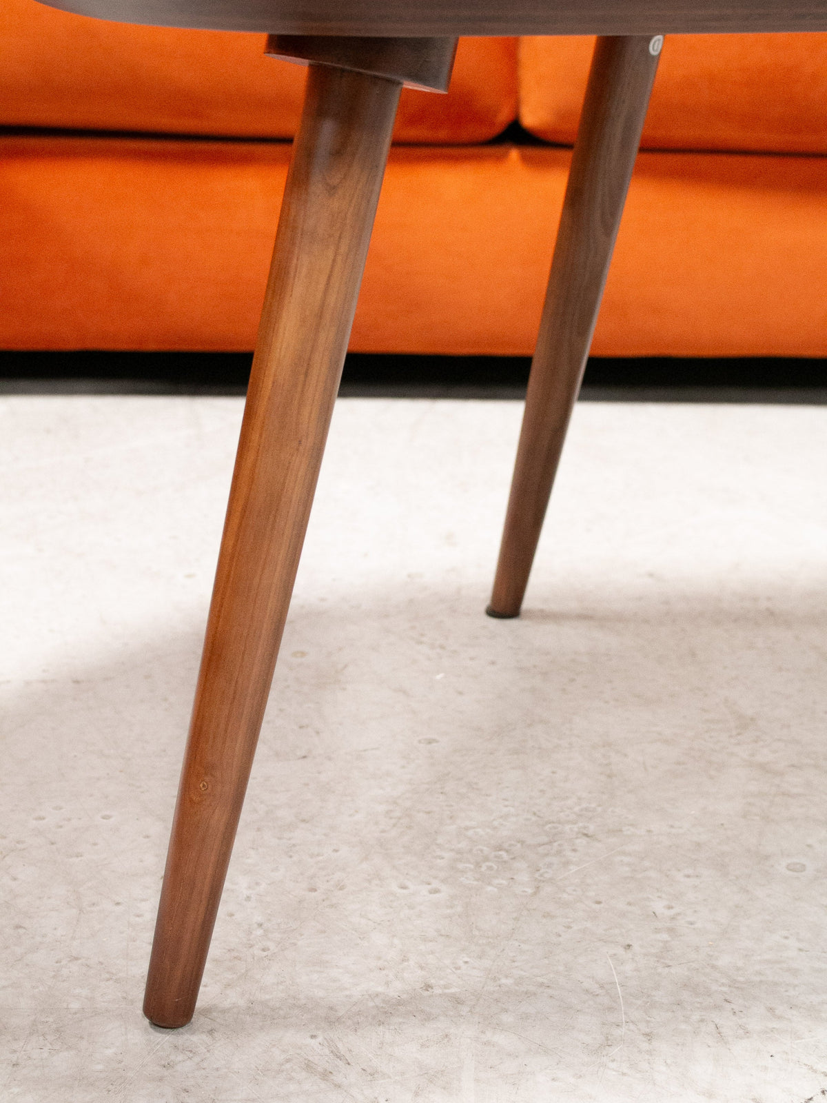 Walnut Boomerang Coffee Table
