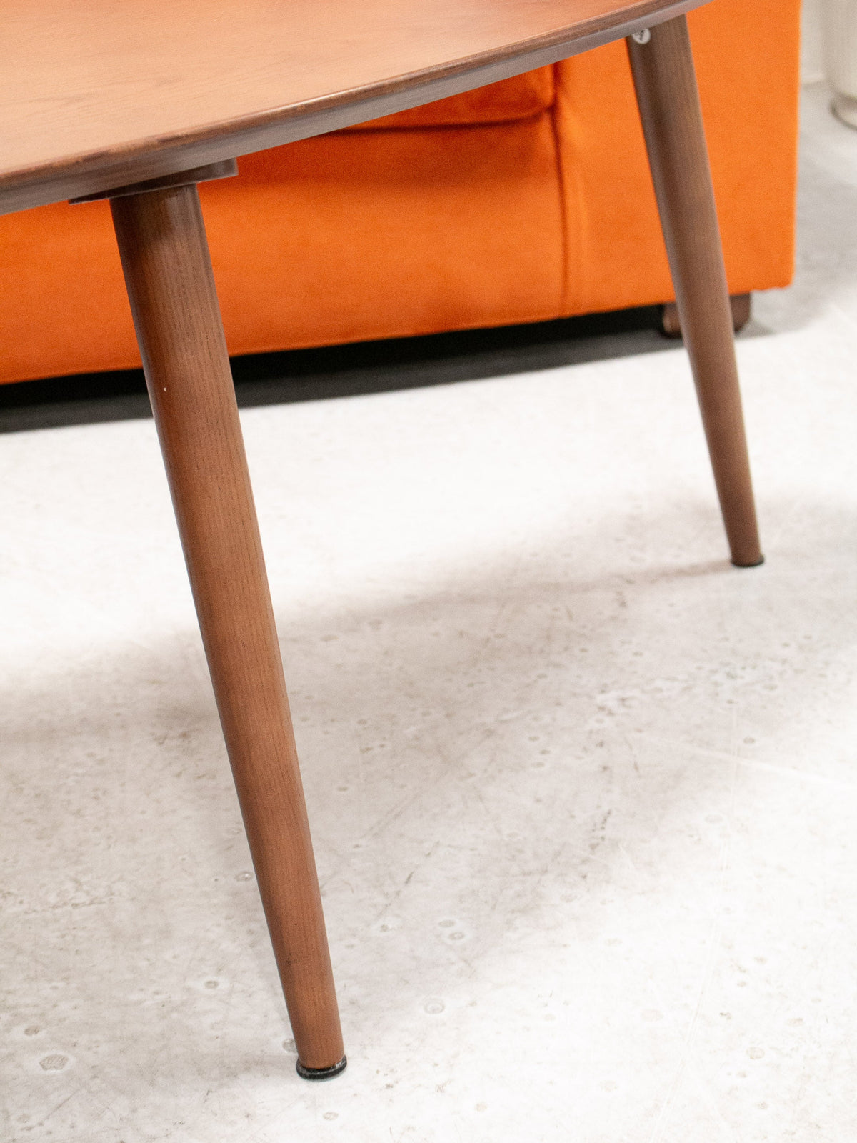 Walnut Boomerang Coffee Table