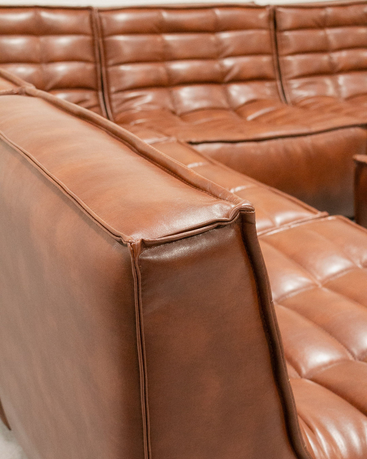 Recycled Leather 5 Piece Juno Sofa