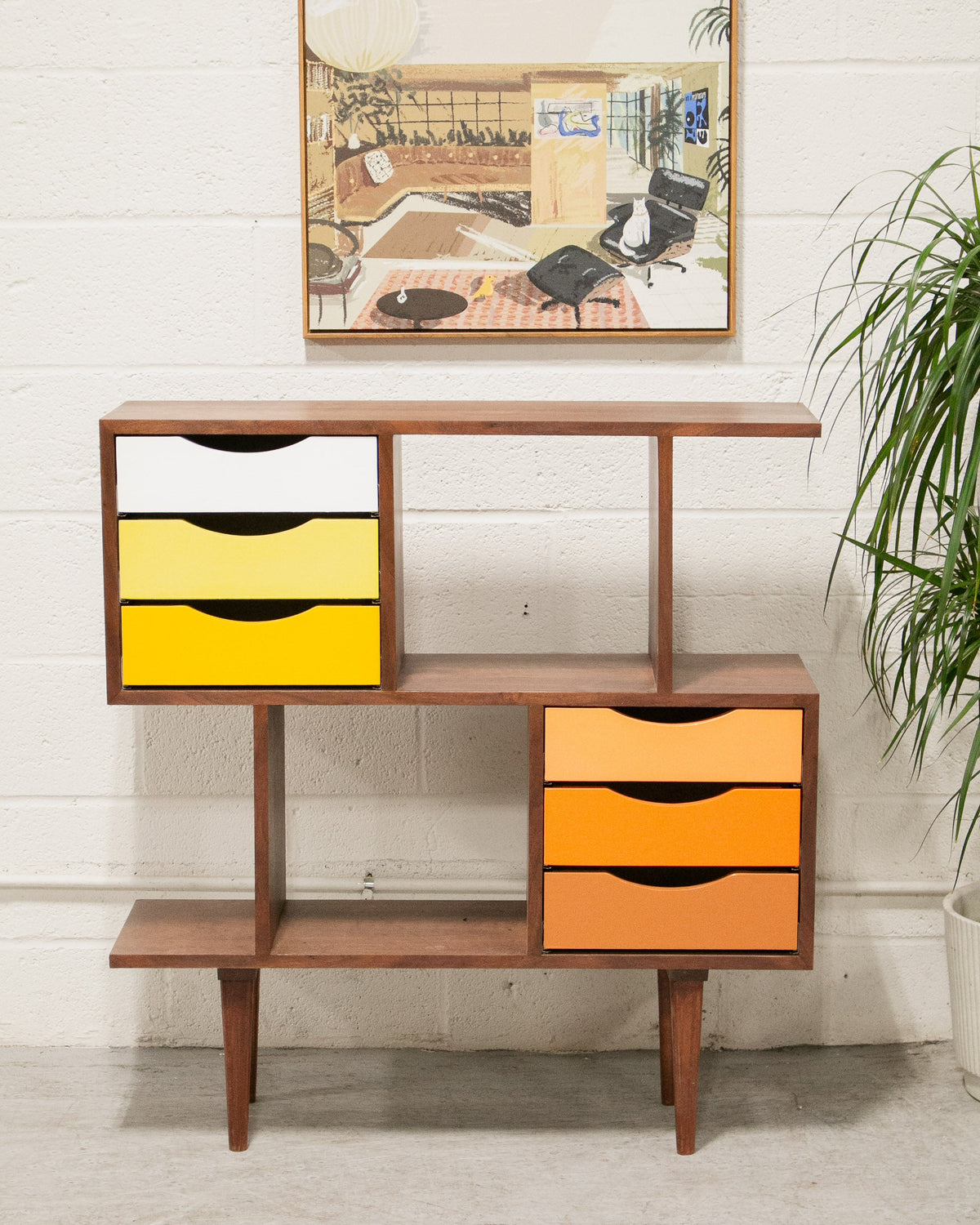 Shelly Color Block Bookcase