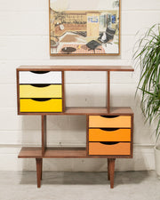 Shelly Color Block Bookcase