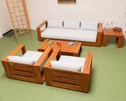 Zoe Modern 5 Piece Outdoor Lounge Set