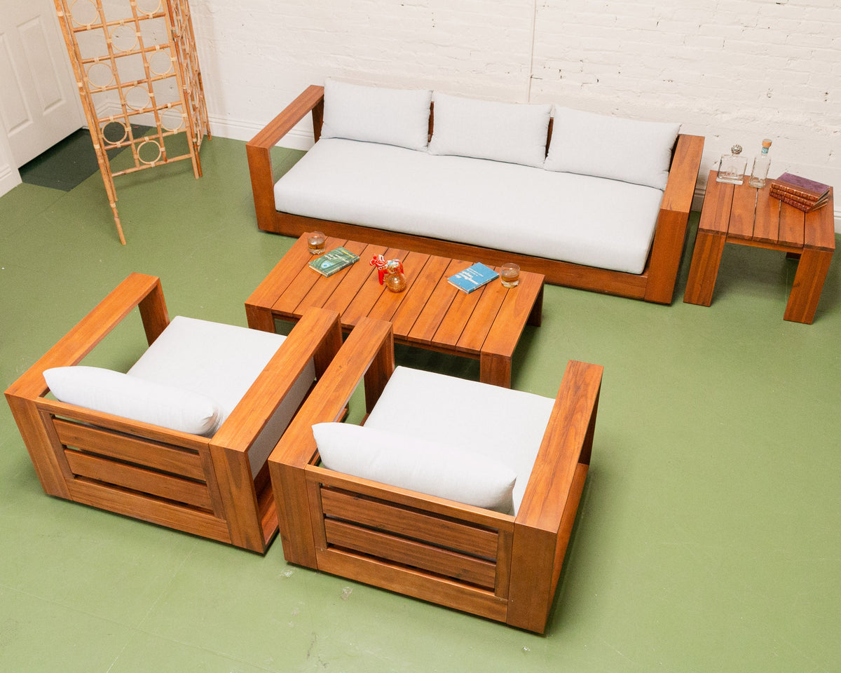 Zoe Modern 5 Piece Outdoor Lounge Set