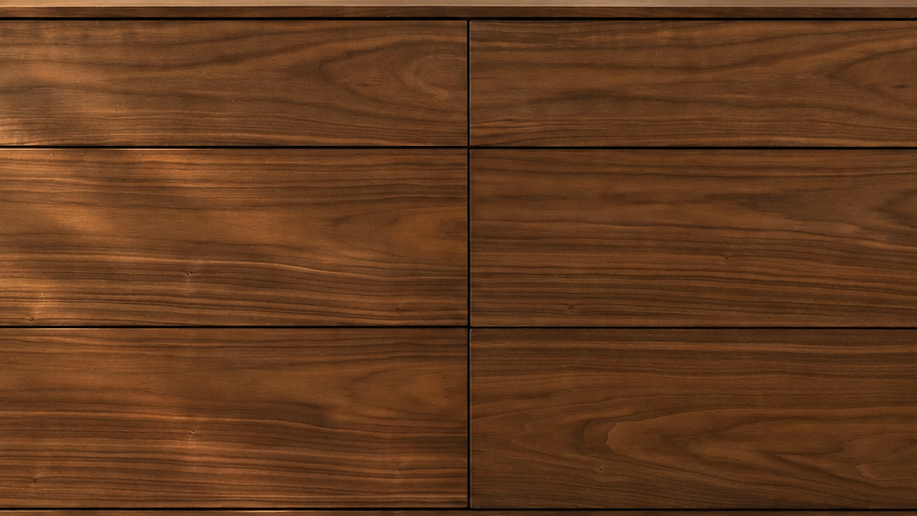 Finley Six-Drawer Dresser in Warm Walnut