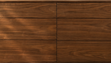 Finley Six-Drawer Dresser in Warm Walnut