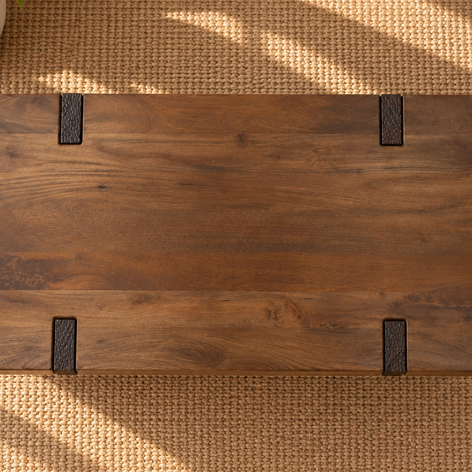 Hayden Coffee Table in Natural Brown