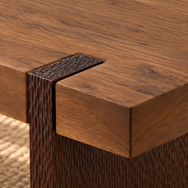 Hayden Coffee Table in Natural Brown