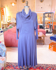 Vintage Grey Dress with Slouchy Neck (7/8)