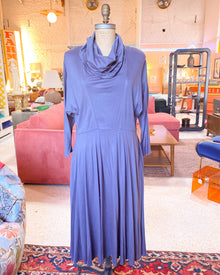 Vintage Grey Dress with Slouchy Neck (7/8)