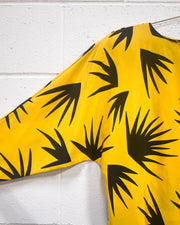 Vintage Yellow and Black Blouse (6)