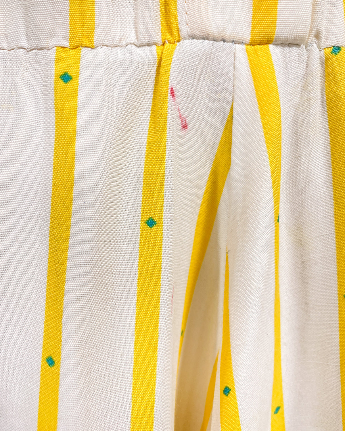 Vintage Yellow Striped Dress (5/6) - As Found