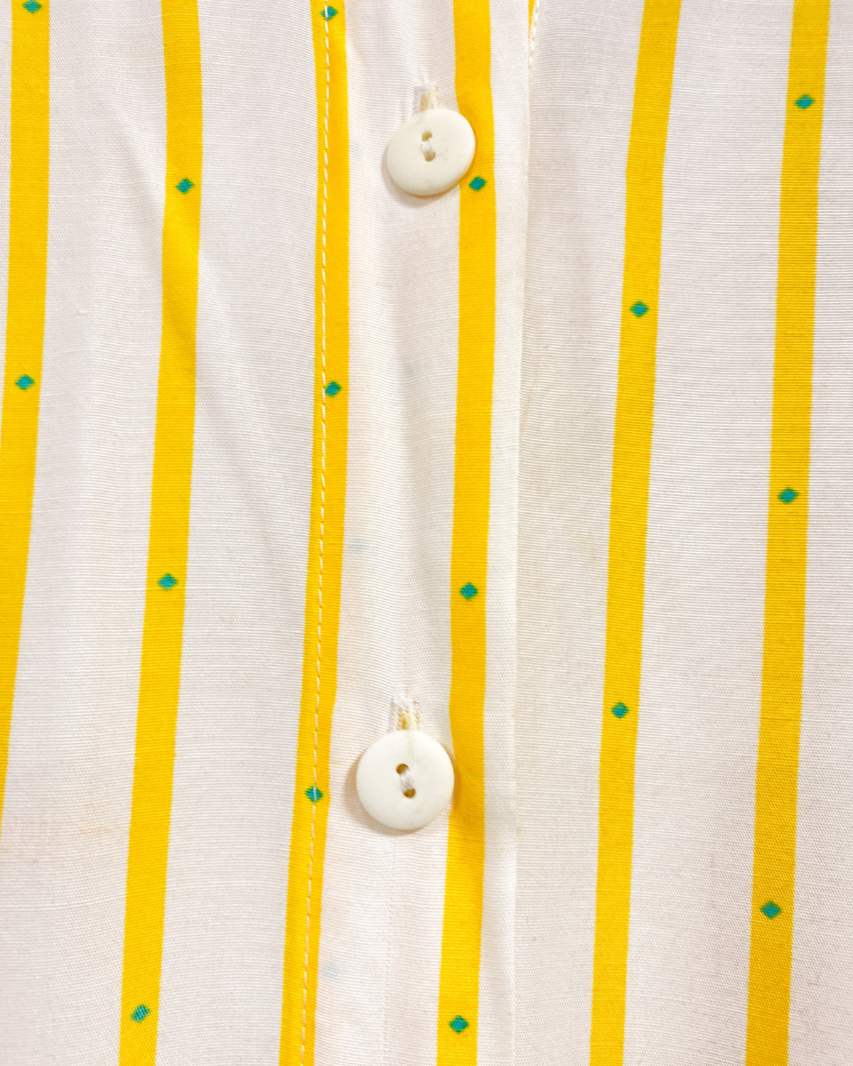Vintage Yellow Striped Dress (5/6) - As Found