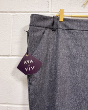 Ava & Viv Grey Tweed Slacks - NWT (22W)