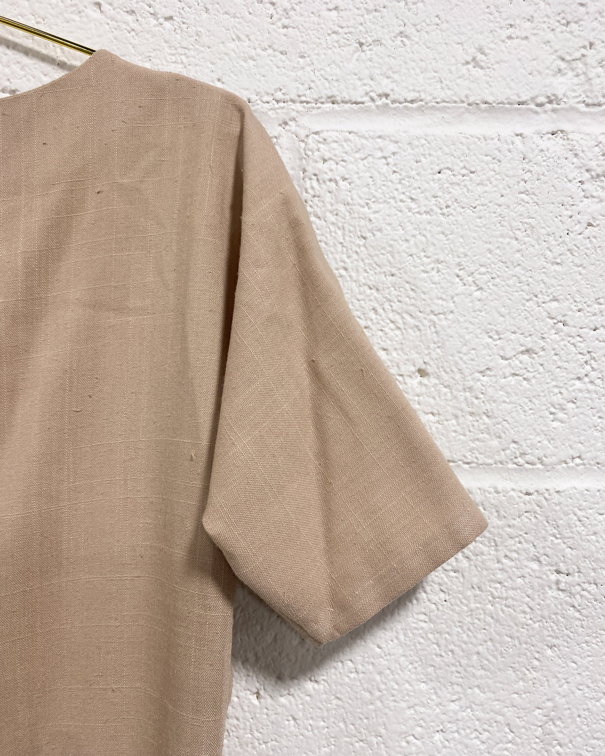 Vintage Dress in Beige and Black
