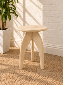 Jillian Side Table in Sand