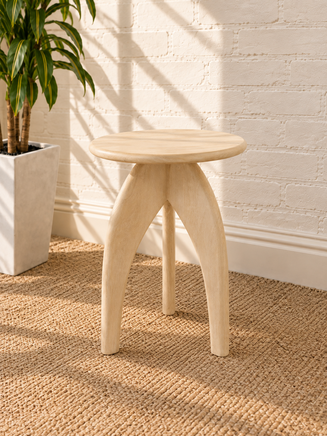 Jillian Side Table in Sand