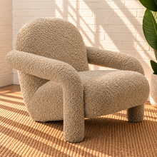 Kinsley Accent Chair in Latte Beige