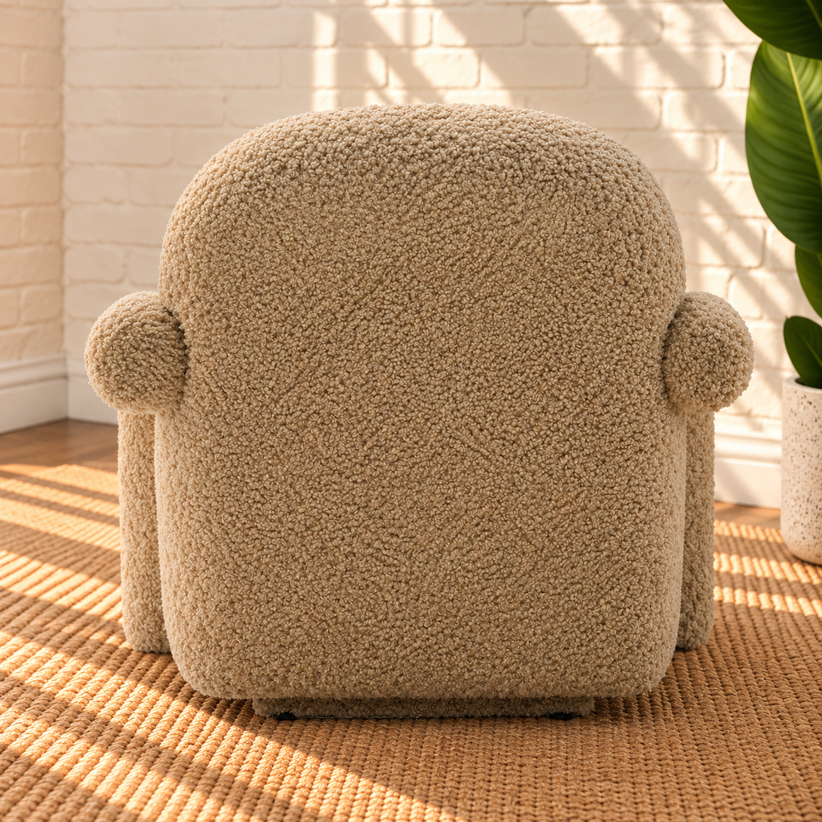 Kinsley Accent Chair in Latte Beige