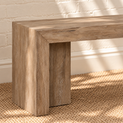 Kollie Wood Bench in Natural