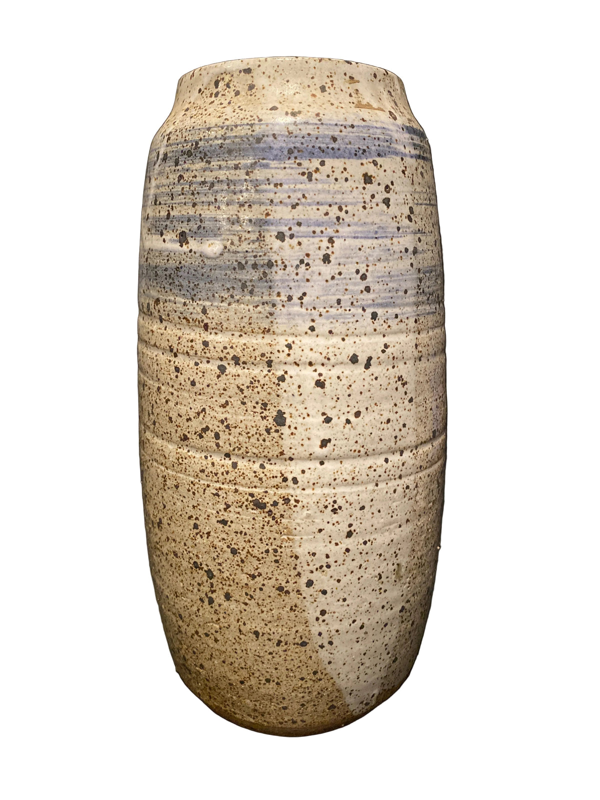 Large Specked Brown Studio Stoneware Pottery