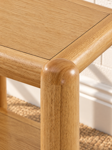 Lena Minimalist Side Table in Natural