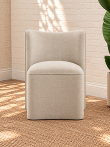Lizbeth Fabric Accent Chair in Sand